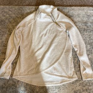 Athleta Light Gray Sweatshirt